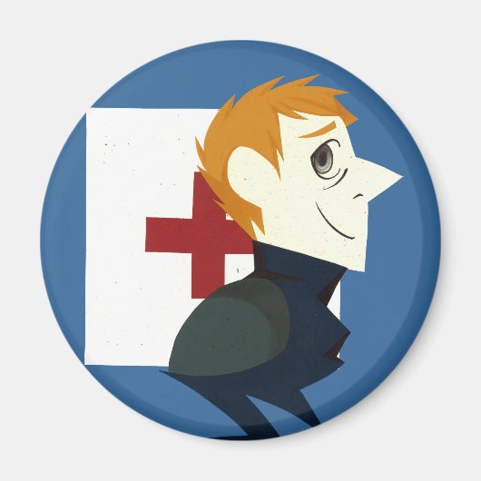 紙ポートレート マグネット (正面)