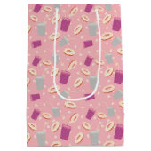 紙マグとドーナツ ミディアムペーパーバッグ (裏面)