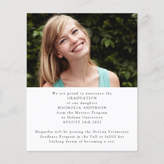 紙ミニマリストIt大学院の発表をマスター チラシ (裏面)