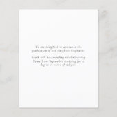 紙ミニマル2023グラッドフォトアナウンスメント チラシ (裏面)