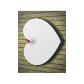 紙メッセージノートハート – メモ帳 (回転)