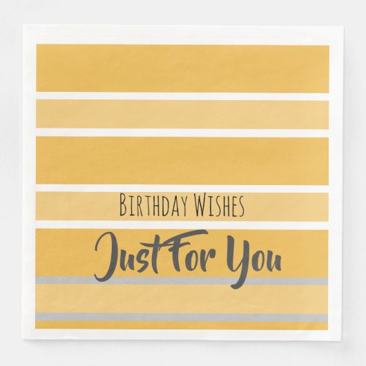 紙モダンディナーナプキンズ任意の大事な行事 (正面)