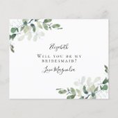 紙ユーカリが私の花嫁になる チラシ (裏面)