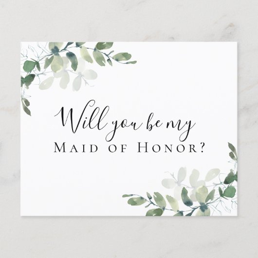 紙ユーカリプトゥスウィズイヴメイド・オブ・オーナー(花嫁付き添い人) チラシ (正面)