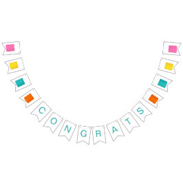 紙ランタンおめでとう バンティングフラッグ