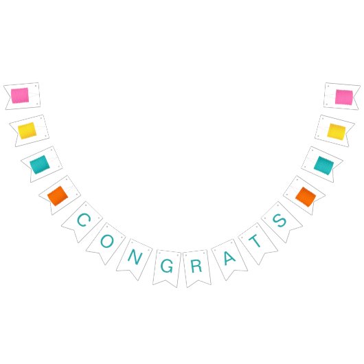 紙ランタンおめでとう バンティングフラッグ (全)