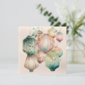 紙ランタングリーティングカード シーズンカード (スタンド正面)