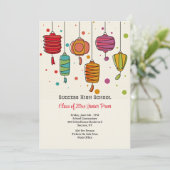 紙ランタンズプロム招待状 招待状 (スタンド正面)