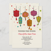 紙ランタンズプロム招待状 招待状 (正面/裏面)