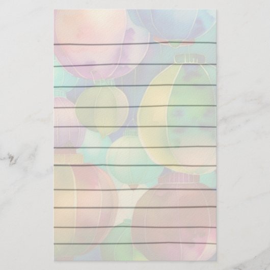 紙ランタン文具 便箋 (正面)