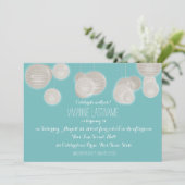 紙ランタン誕生日 招待状 (スタンド正面)