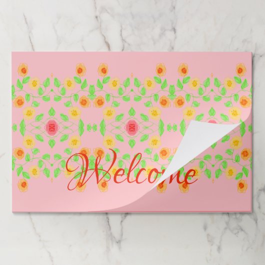 紙ランチョンマット ペーパーパッド (折り畳み)