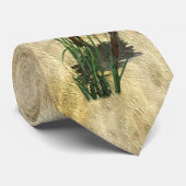 紙ルックのテクスチ日本のャのネクタイにエルク(Wapiti) ネクタイ (ロール)