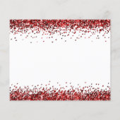 紙レッドグリッタークリスマスサンキューユー チラシ (裏面)