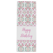 紙ワインスウィートパターン（の模様が）ある抱き枕 ワインギフトバッグ (正面)