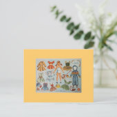 紙人形ポストカード ポストカード (スタンド正面)