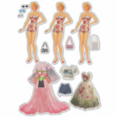 紙人形 シール (正面)