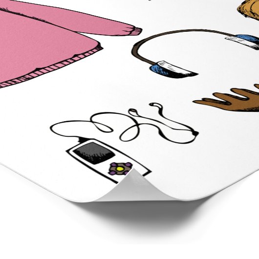 紙人形 ポスター (角)