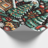 紙仕上げ：マットラッピング紙 ラッピングペーパー (角)