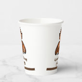 紙伝統的カップ 紙コップ (左)