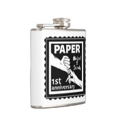 紙伝統的一結婚周年記念 フラスク (右)