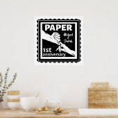 紙伝統的一結婚周年記念 ポスター (キッチン)