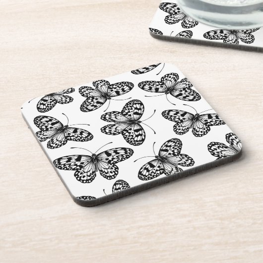 紙凧バタフライ模様 コースター (左側)