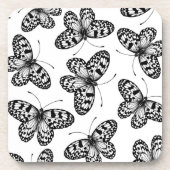 紙凧バタフライ模様 コースター (正面)