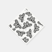 紙凧バタフライ模様 スタンダードカクテルナプキン (角)