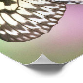 紙凧（緑と紫） ポスター (角)