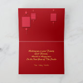 紙切りスネーク年中国の型化ランタンGC シーズンカード (内部)