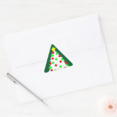 紙切り出しクリスマスツリー 三角形シール (封筒)