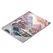 紙切り出しパビリオンランドスケープの写真 ノートブック (左側)