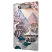 紙切り出しパビリオンランドスケープクリップボード クリップボード (左)