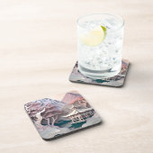 紙切り出しパビリオンランドスケーププラスチックコースター コースター (右側)