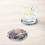 紙切り出しパビリオンランドスケープラウンドコースター ラウンドペーパーコースター (インサイチュ)