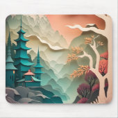 紙切り出し景観マウスパッド マウスパッド (正面)