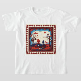 紙切り絵のイラスト Tシャツ