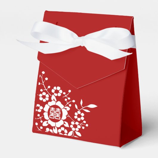 紙切り花・二重の幸せ フェイバーボックス (正面サイド)