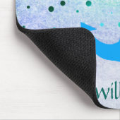 紙吹雪いかりシーブルービーチネイビードッガーリーツ マウスパッド (コーナー)