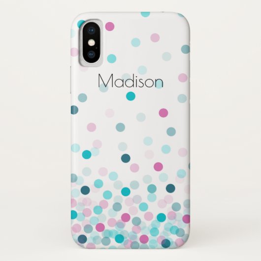 紙吹雪のケースメイトKolly There iPhone Xケース Case-Mate iPhoneケース (裏面)