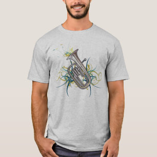 紙吹雪のバリトン歌手 Tシャツ