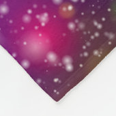 紙吹雪のフリースのような親切さ フリースブランケット (角)