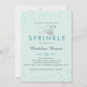 紙吹雪のベビーは招待状を振りかけます 招待状 (正面)