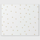 紙吹雪の水玉模様の包装紙 ラッピングペーパー (フラット)