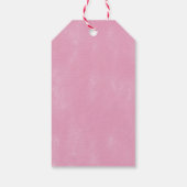 紙吹雪ふりかけるベビーガールのお気に入り ギフトタグ (裏面)