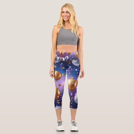 紙吹雪カウントダウン カプリレギンス (正面)