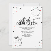 紙吹雪カクテル&カンバセーションハウスパーティー 招待状 (正面)