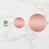 紙吹雪カスタムとバラ金ゴールドアクセント コンフェッティ (正面)