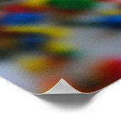 紙吹雪カップケーキプリント ポスター (角)